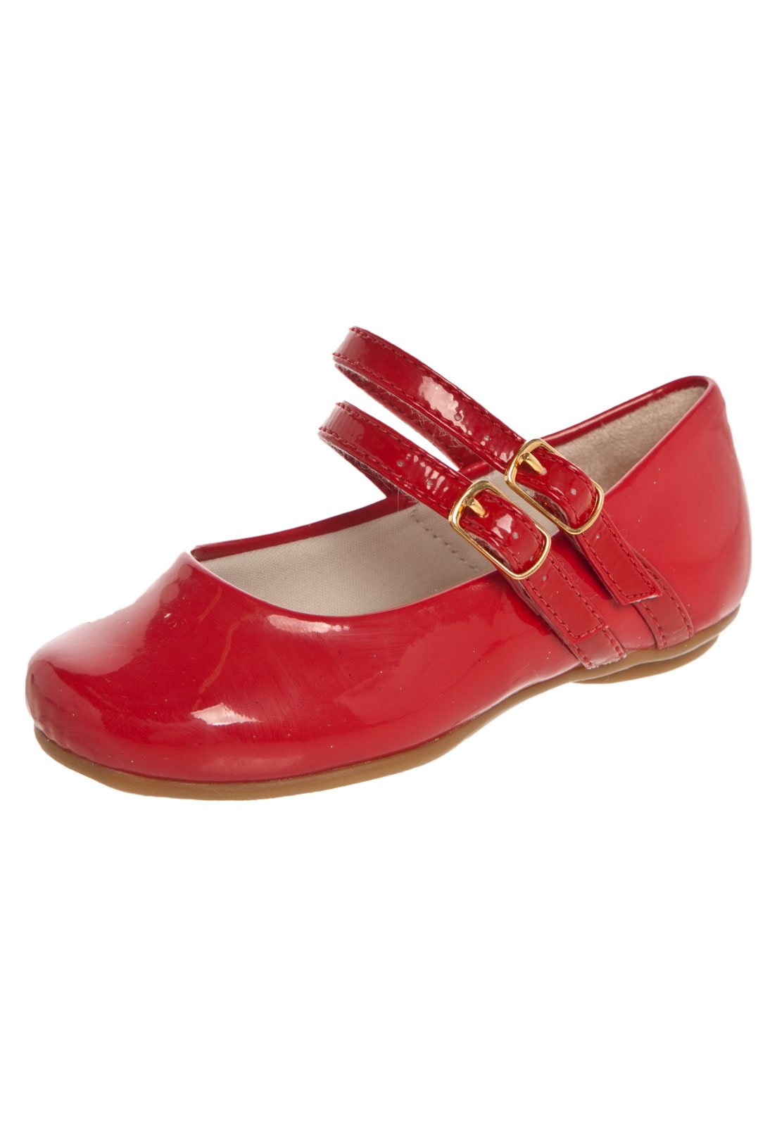 sapato infantil vermelho pampili