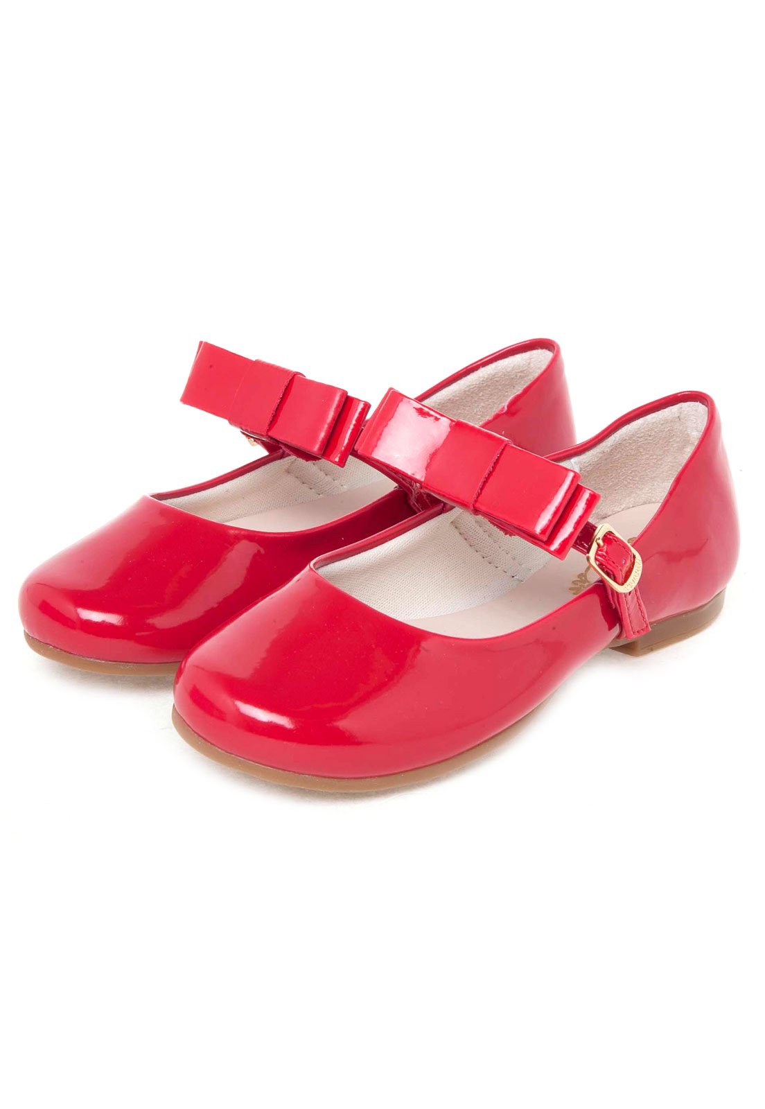 sapato infantil vermelho pampili