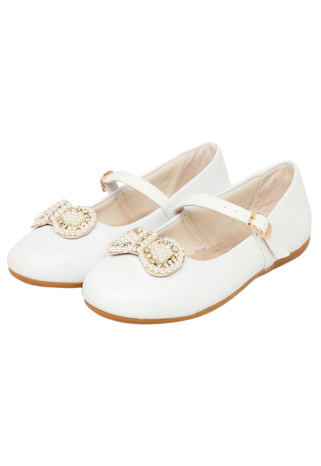 sapato branco pampili