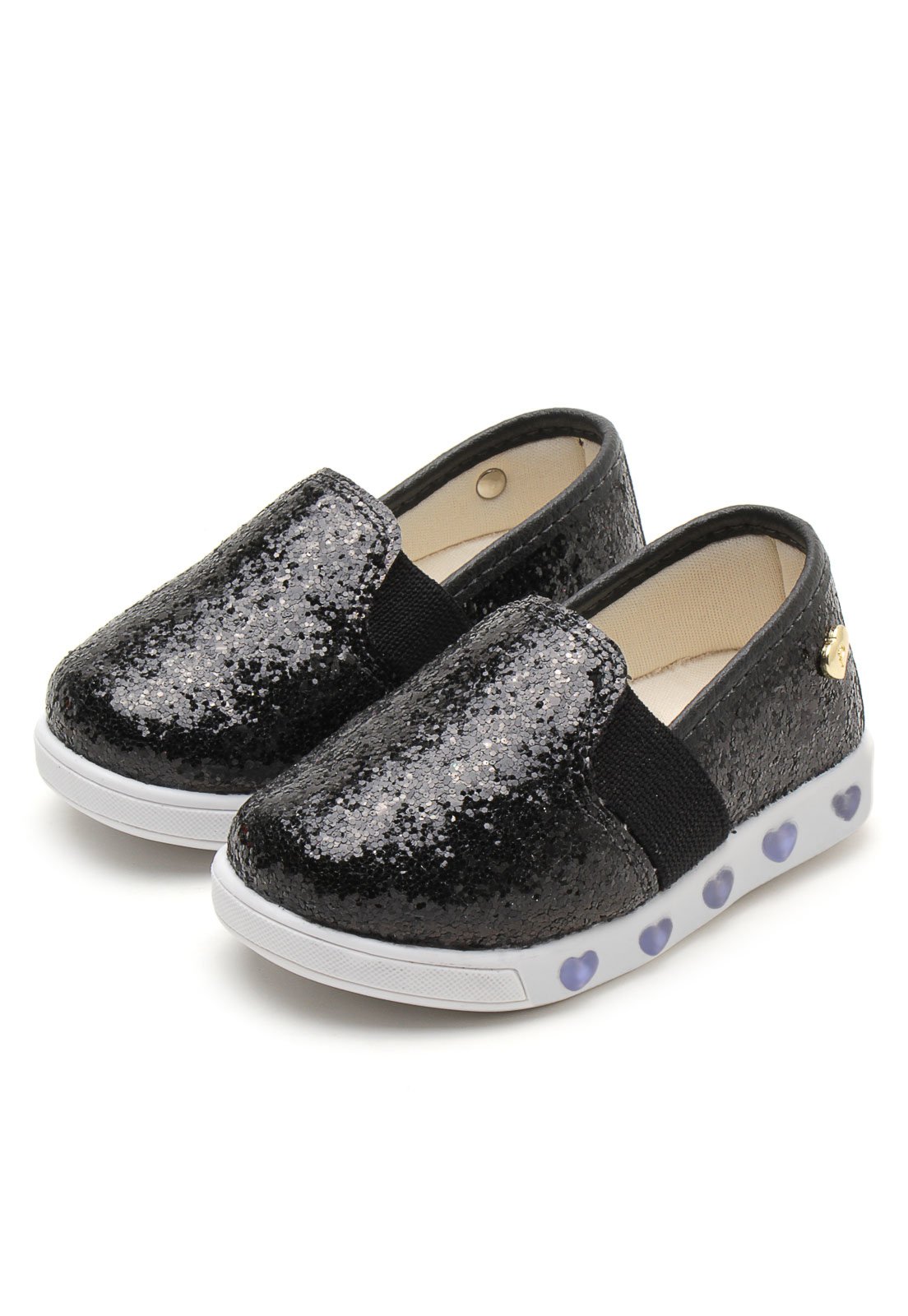 tênis pampili sneaker luz preto