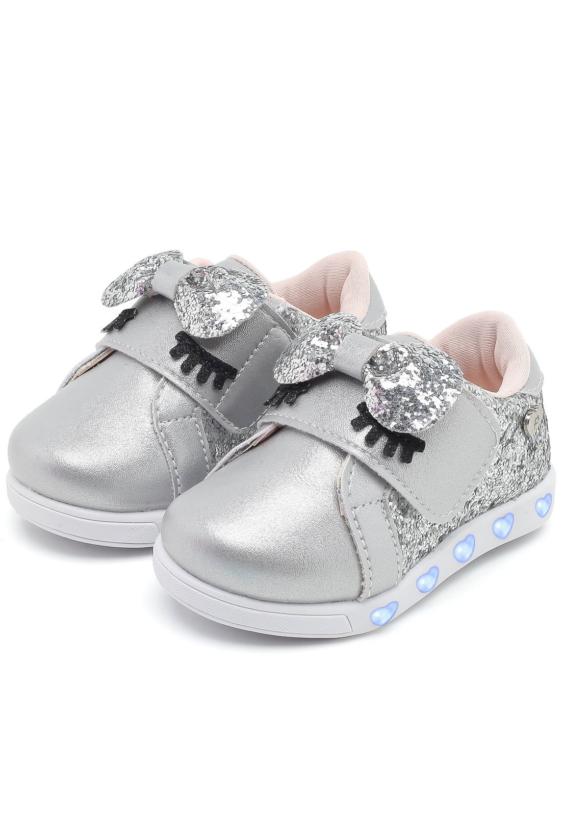 tênis pampili sneaker luz preto