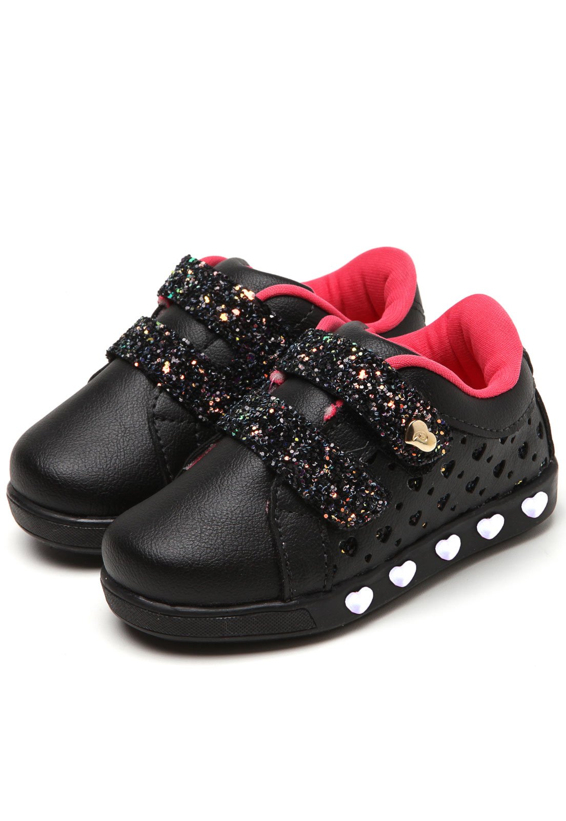 tênis pampili sneaker luz preto