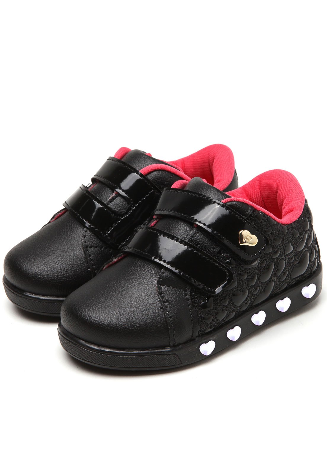 tênis pampili sneaker luz preto