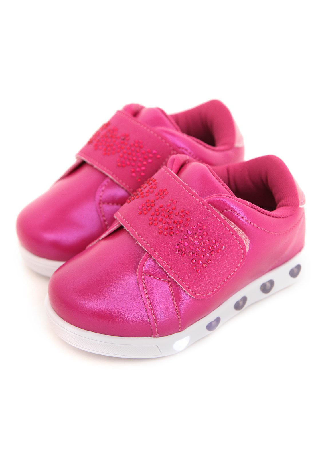 tênis pampili sneaker luz rosa