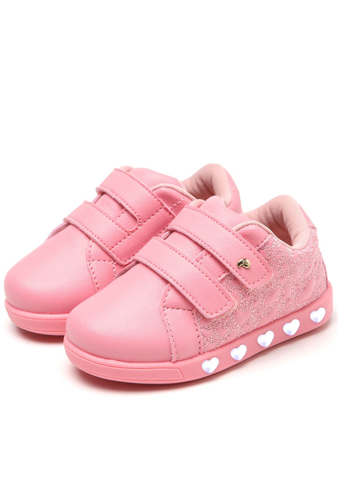tênis pampili sneaker luz rosa
