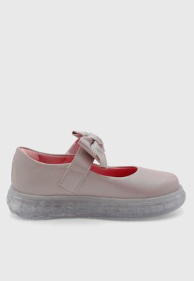 Tênis Infantil Pampili Laço Led Rosa