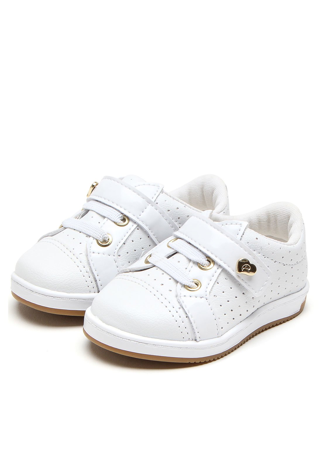 Tenis branco hot sale para bebe