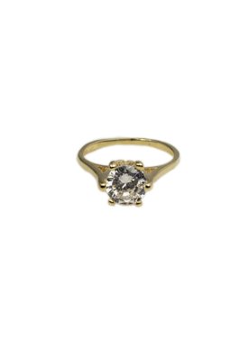 Anel Papillô Joias Solitário Seis Agarras, Em Ouro 18K Menor preço em Anel Papillô Joias Solitário Seis Agarras, Em Ouro 18K