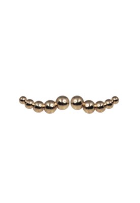Menor preço em Brinco Papillô Joias Earcuff Bolas Crescentes, Em Ouro Rosê 18K