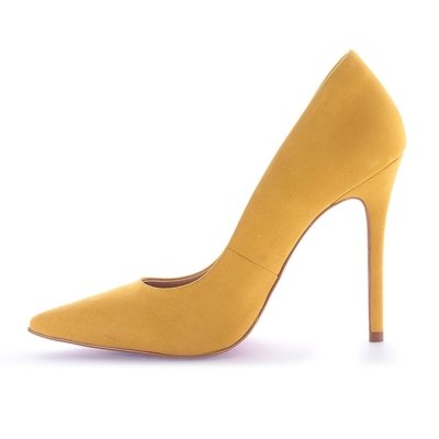 Scarpin Paula Brazil Grazi 930-80030/930-80138 Sola Vermelha Couro Nobuck Amarelo Menor preço em Scarpin Paula Brazil Grazi 930-80030/930-80138 Sola Vermelha Couro Nobuck Amarelo