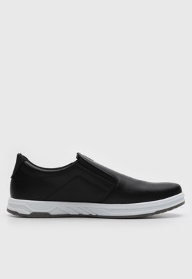 Tênis Slip On Pegada Liso Preto