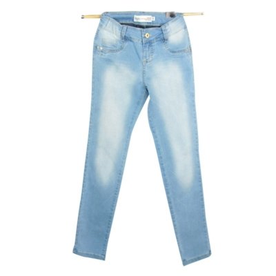 Calça Jeans Infantil Feminina 70008 Pequena Mania Multicolorido Menor preço em Calça Jeans Infantil Feminina 70008 Pequena Mania Multicolorido
