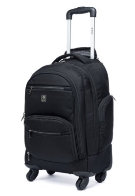 Mochila Executiva Rodinhas 360° Notebook Trabalho Espaçosa Reforçada