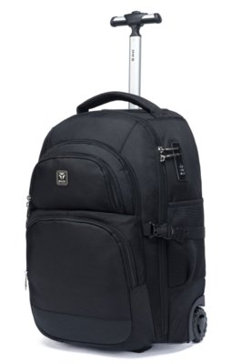Mochila Rodinhas Executiva Notebook Trabalho Espaçosa Reforçada