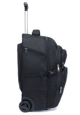 Mochila Rodinhas Executiva Notebook Trabalho Espaçosa Reforçada
