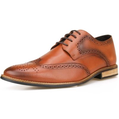 sapato derby brogue