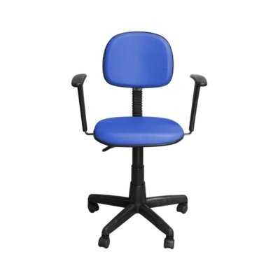 Cadeira Pethiflex CS-02BT Couro Azul Menor preço em Cadeira Pethiflex CS-02BT Couro Azul