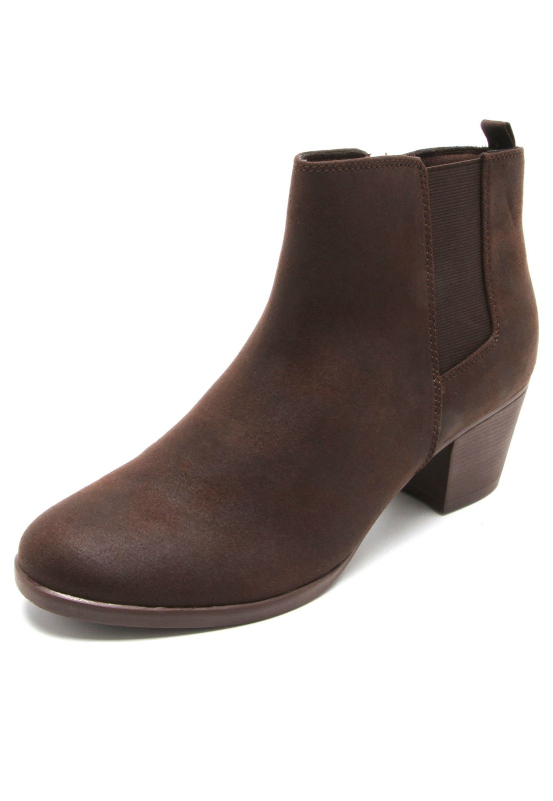 bota cano curto piccadilly marrom