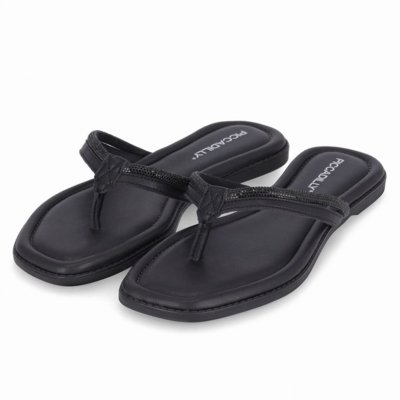 Chinelo Rasteirinha Gabi Preto