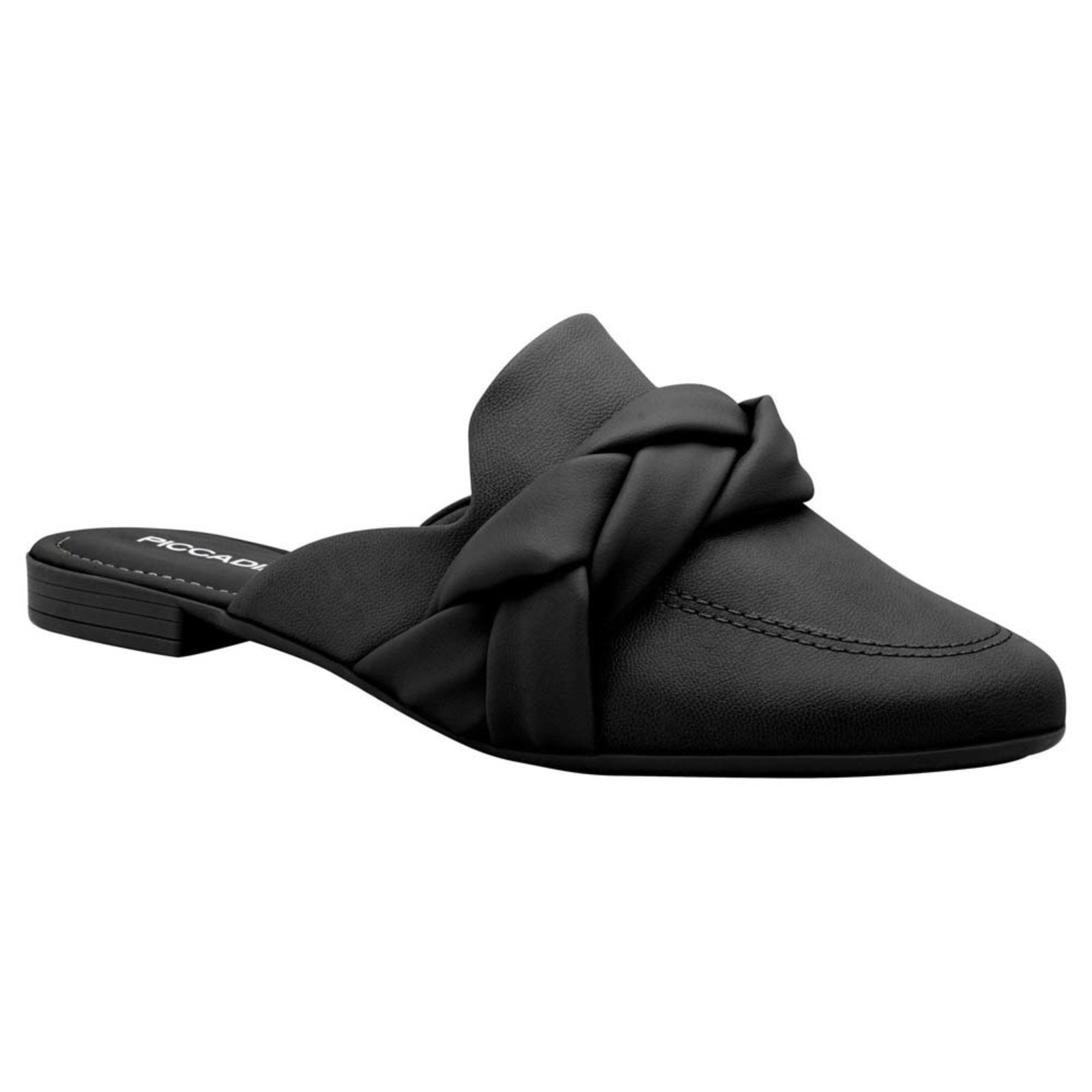 Mule feminino deals salto baixo