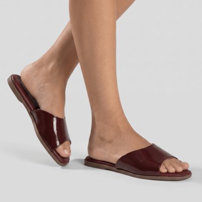 Rasteirinha Amanda Burgundy