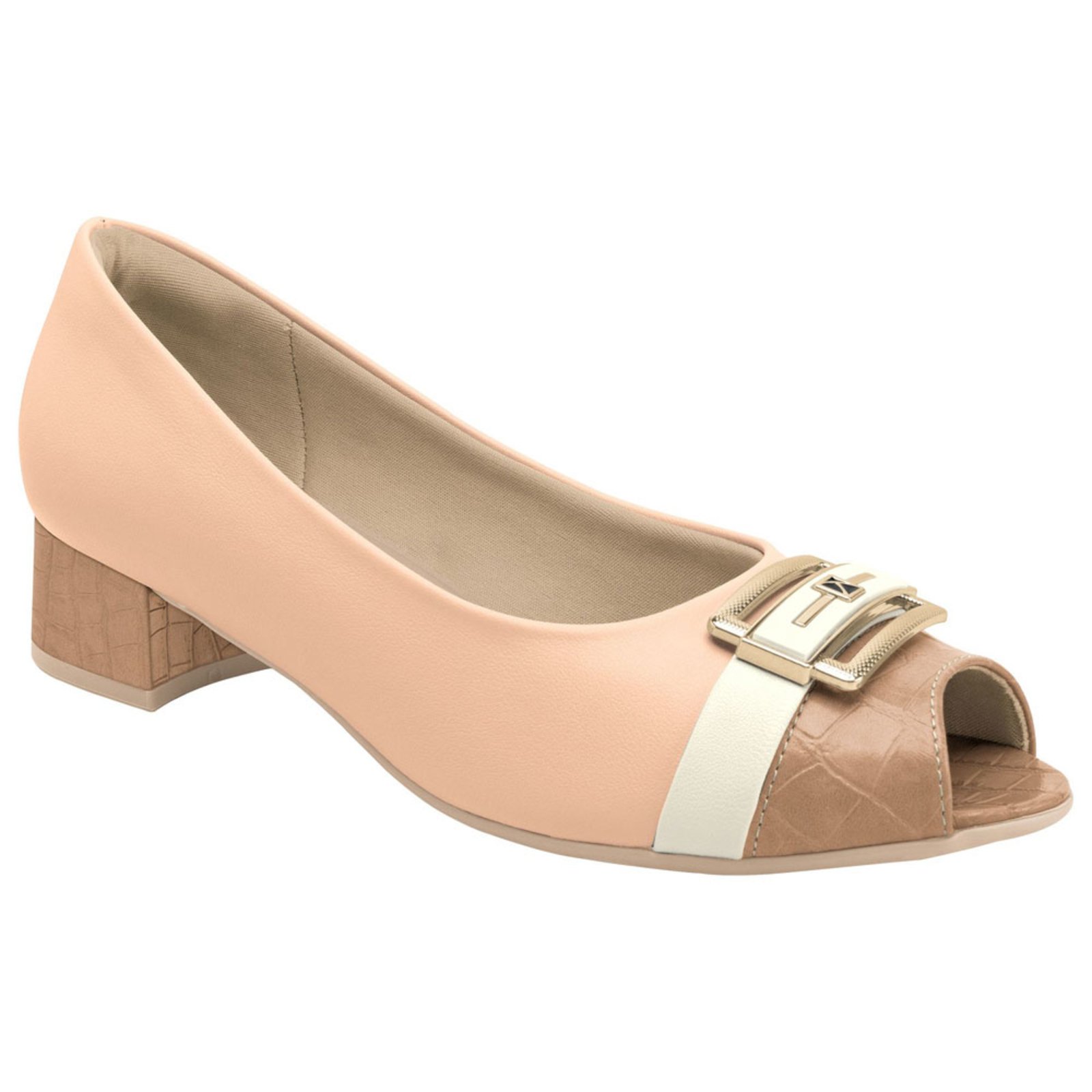 Sapato feminino hot sale peep toe