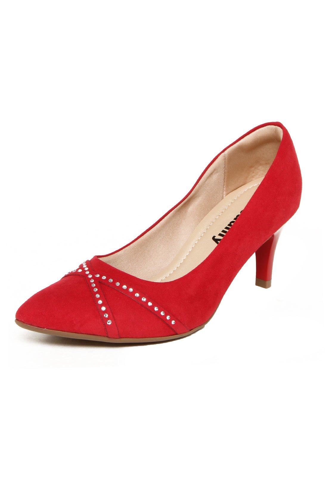 scarpin vermelho piccadilly