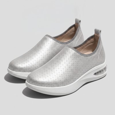 Tênis Soft Step  Prata com Cinza
