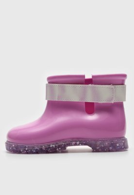 Bota Infantil Pimpolho Splach Colore Rosa