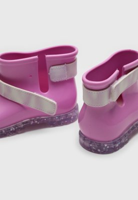 Bota Infantil Pimpolho Splach Colore Rosa