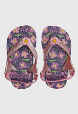 Chinelo Pimpolho Infantil Praiano Roxo