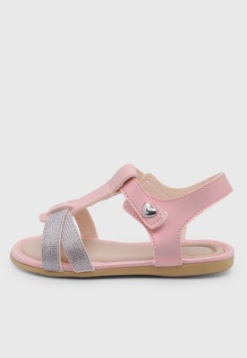 Sandália Infantil Pimpolho Glam Rosa