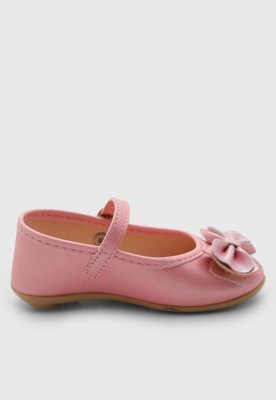 Sapatilha Boneca Infantil Pimpolho Laço Rosa