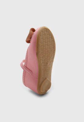 Sapatilha Boneca Infantil Pimpolho Laço Rosa
