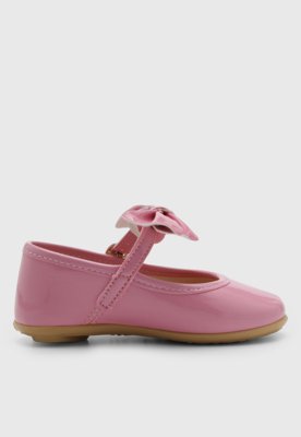 Sapatilha Infantil Pimpolho Laço Rosa