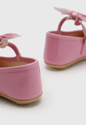 Sapatilha Infantil Pimpolho Laço Rosa