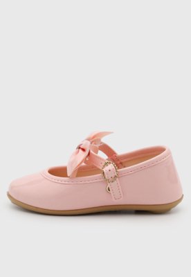 Sapatilha Infantil Pimpolho Laço Rosa