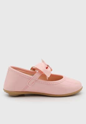 Sapatilha Infantil Pimpolho Laço Rosa
