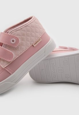 Tênis Infantil Pimpolho Matelassê Rosa