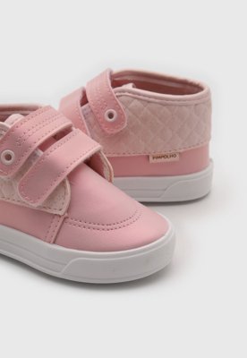Tênis Infantil Pimpolho Matelassê Rosa