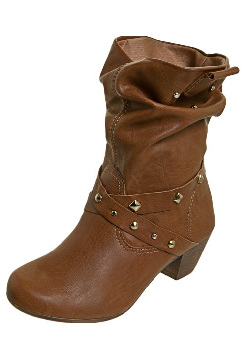 bota cano enrugado