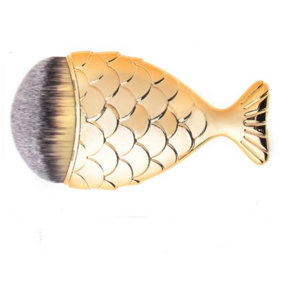 Pincel Pink Gloss Sereia Dourado Menor preço em Pincel Pink Gloss Sereia Dourado