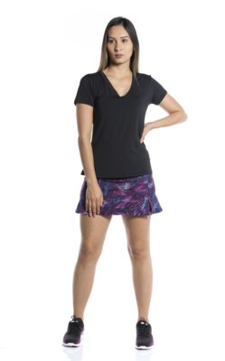 Short-Saia Pinyx Reto Print Rosa Menor preço em Short-Saia Pinyx Reto Print Rosa