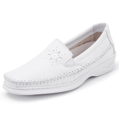 Sapato Sapatilha Pizaflex Anabela Confort Branco Menor preço em Sapato Sapatilha Pizaflex Anabela Confort Branco