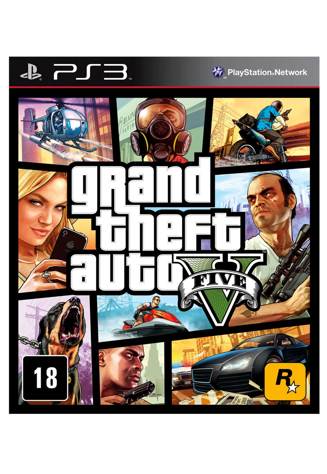 Jogo Grand Theft Auto V - PS3