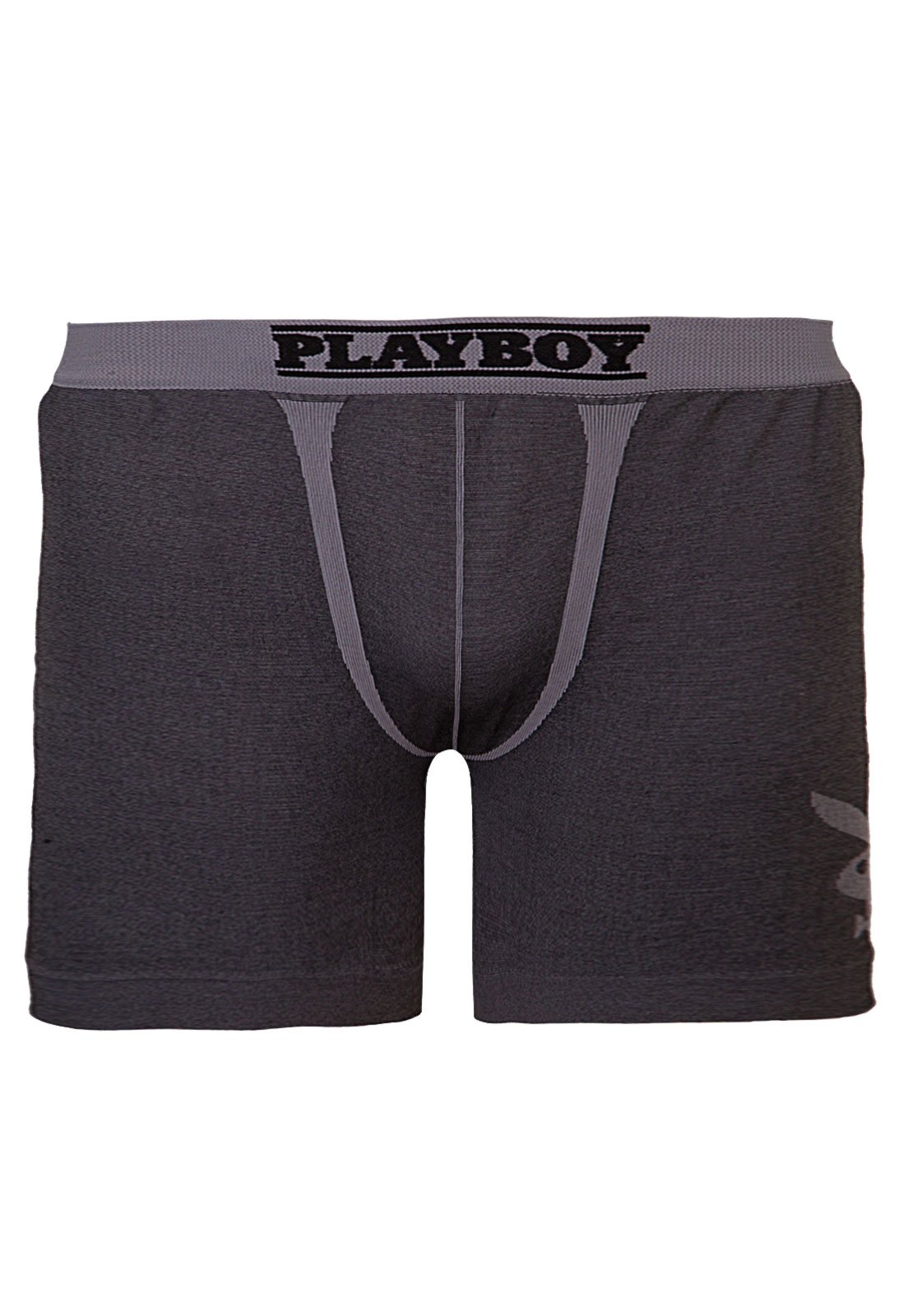 Cueca Playboy Boxer Recorte Cinza - Compre Agora | Dafiti Brasil