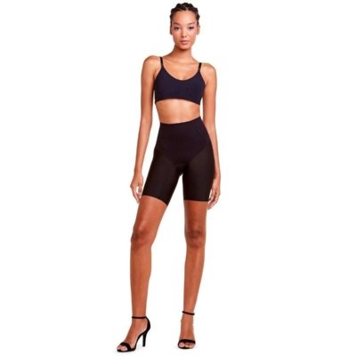 Bermuda Modeladora Invisível Cintura Alta Com Barbatana Rio Negro Incolor