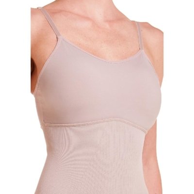 Body Modelador Invisível Bermuda Com Bojo Cupuaçu Incolor