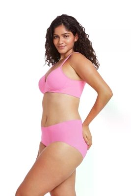 Calcinha Invisível Boxer Rosa Açucena Incolor