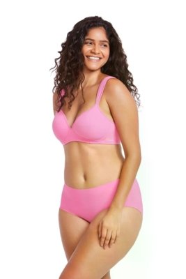 Calcinha Invisível Boxer Rosa Açucena Incolor